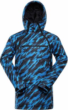 Men's ski jacket with membrane ALPINE PRO GHAD electric blue lemonade variant PA