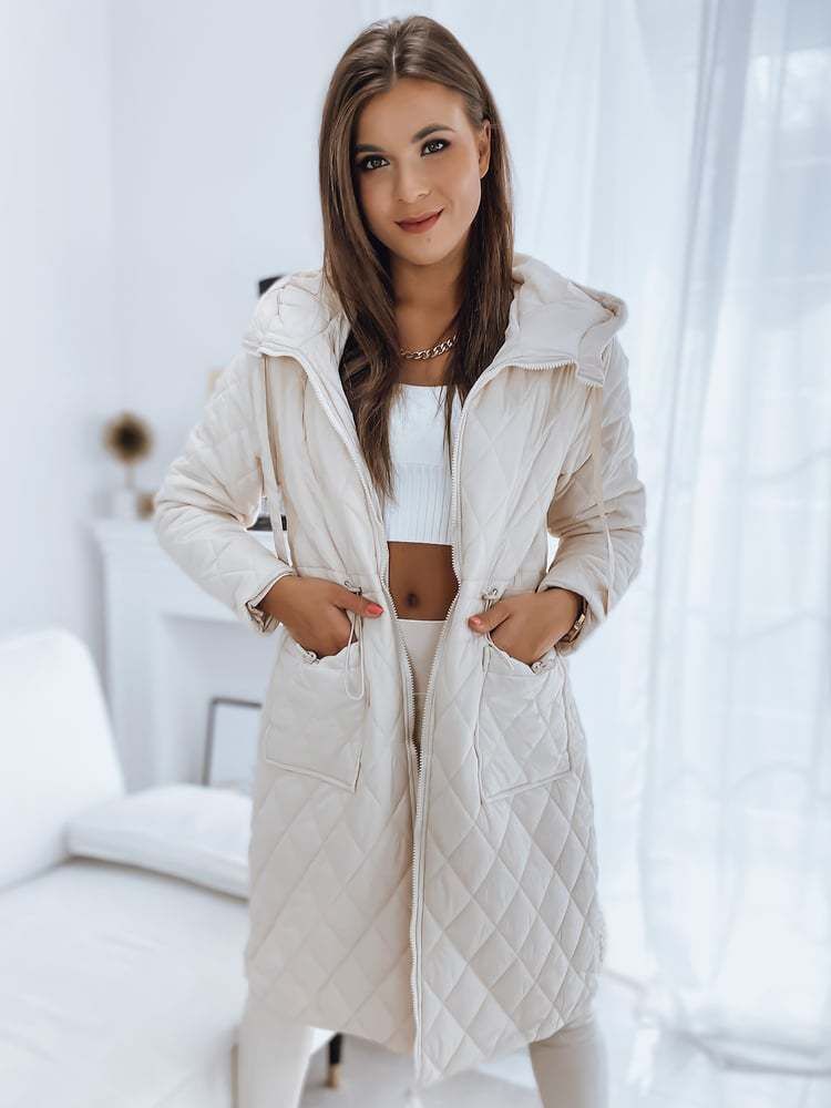 Dámsky kabát DStreet Beige