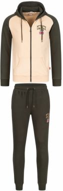 Pánska tepláková súprava Lonsdale 117292-Olive/Beige