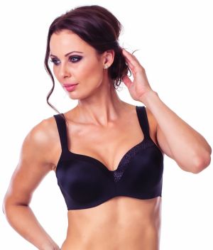 PLAYTEX BODY FEEL GOOD UNDERWIRED BRA - Dámska vystužená podprsenka - čierna