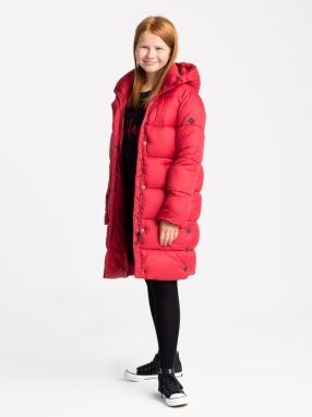 Detský kabát s pravidelnou siluetou sopky J-Mulan Junior G22387-W22