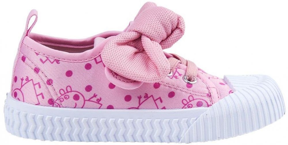 Tenisky s PVC podrážkou a suchým zipsom Peppa Pig