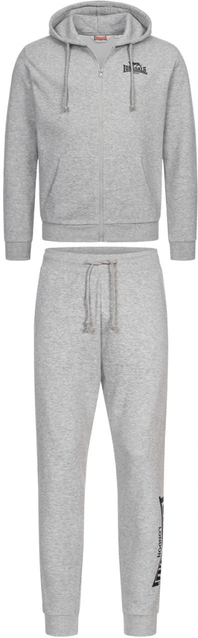 Pánska tepláková súprava Lonsdale 117428-Marl Grey/Black