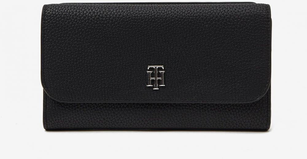 Čierna dámska veľká peňaženka Tommy Hilfiger