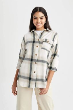 DEFACTO Flannel Long Sleeve Shirt