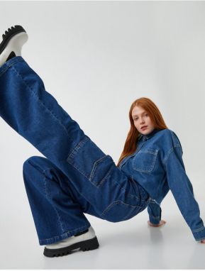 Koton Jeans - oranžová - rovná
