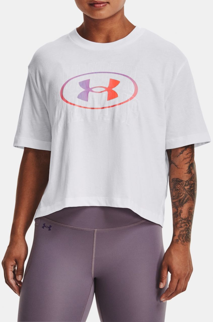 Dámske tričko Under Armour Live Novelty SS-WHT