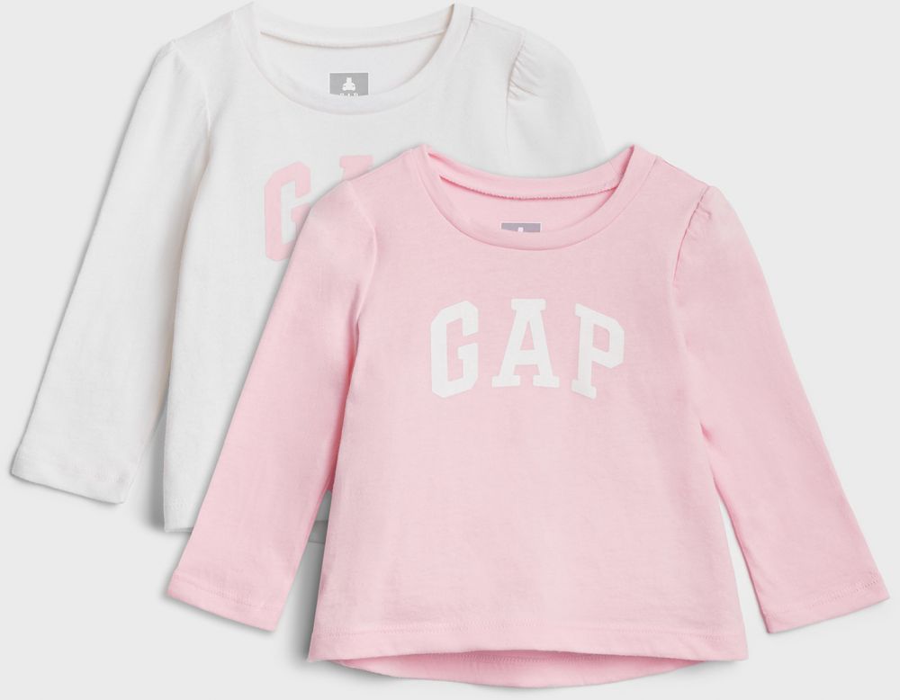GAP tričko s logom, balenie 2 kusov - dievčatá
