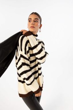 DEFACTO Oversize Fit Rolák Thessaloniki Látkový Pulóver