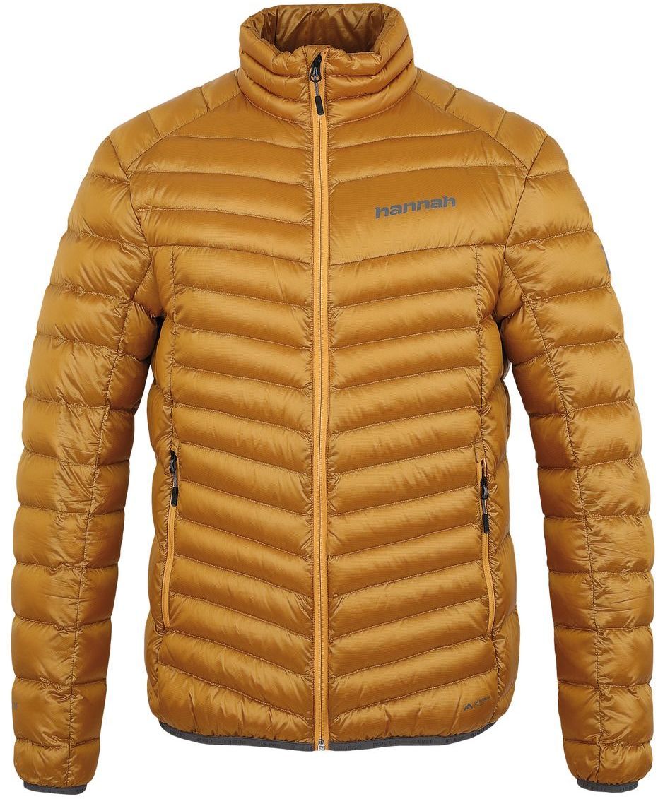 Men's Insulation Down Jacket Hannah ADRIUS golden yellow stripe
