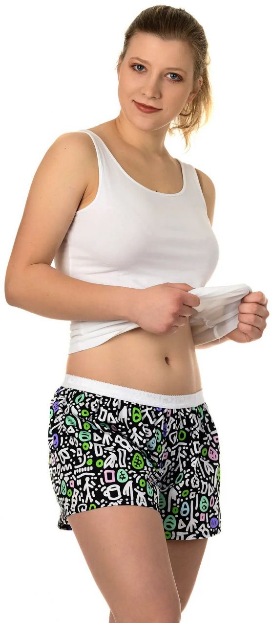 Women's shorts Represent easter panic