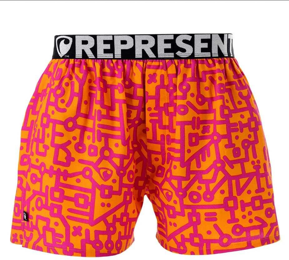 Men's shorts Represent exclusive Mike elektro map