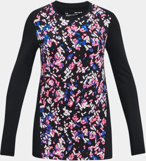 Under Armour T-Shirt CW Novelty LS Crew-BLK - Girls