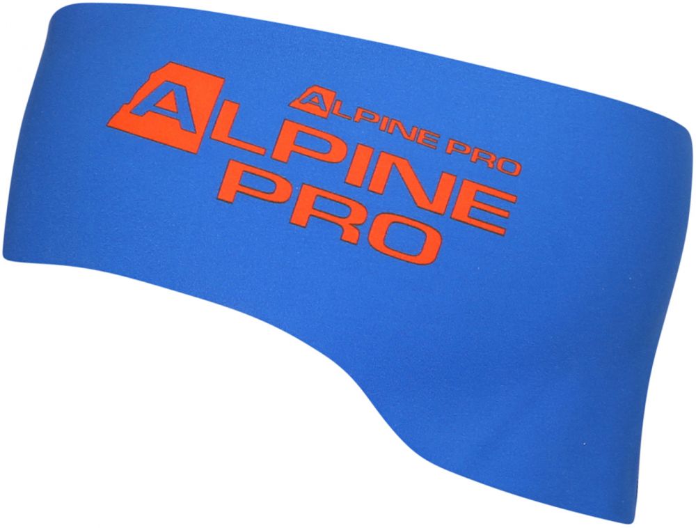 Sport headband ALPINE PRO BELAKE electric blue lemonade
