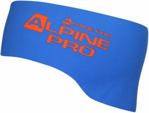 Sport headband ALPINE PRO BELAKE electric blue lemonade