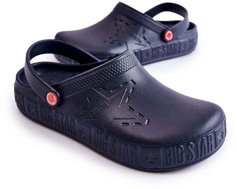 Pánske ľahké šľapky Kroks Big Star II175002 námornícka modrá