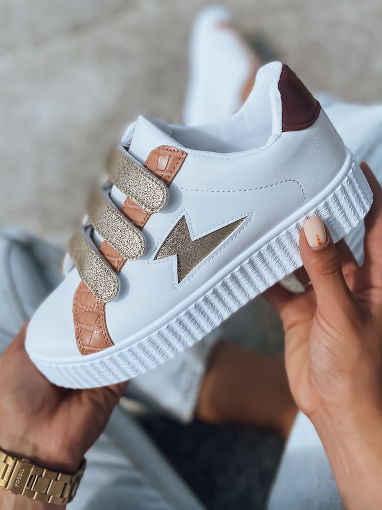 Women's sneakers SNAKE white Dstreet