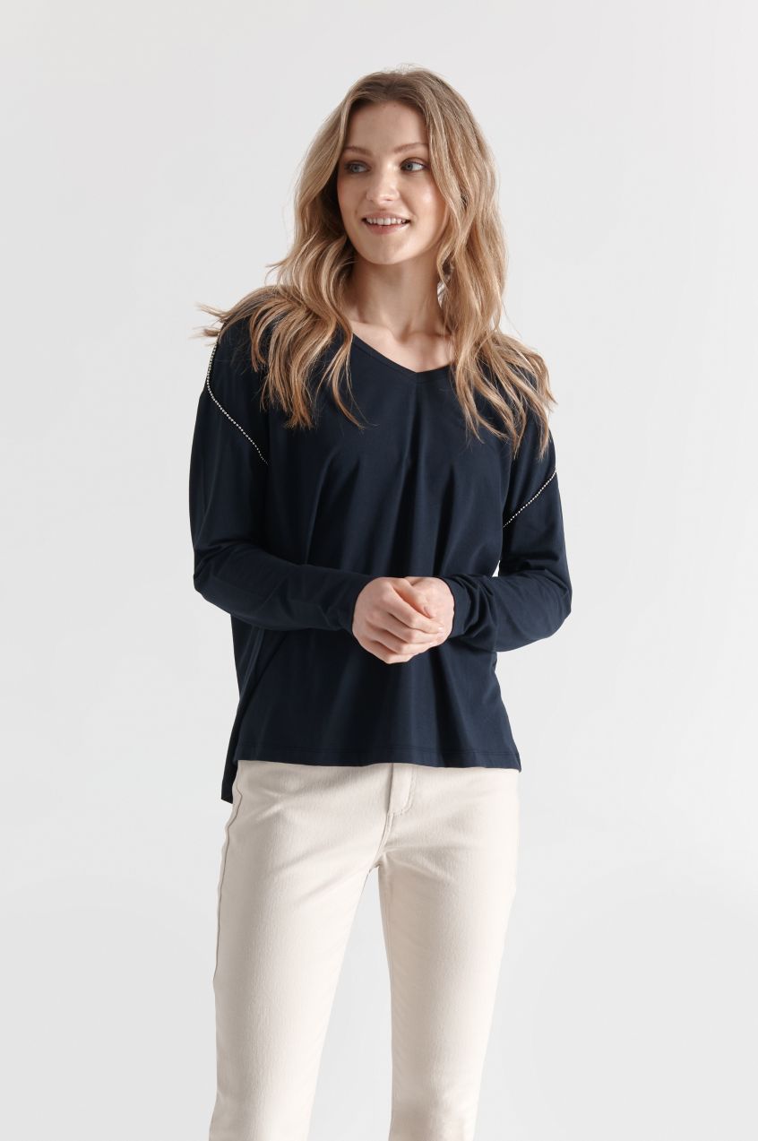 Tatuum ladies' knitted blouse -x METALA