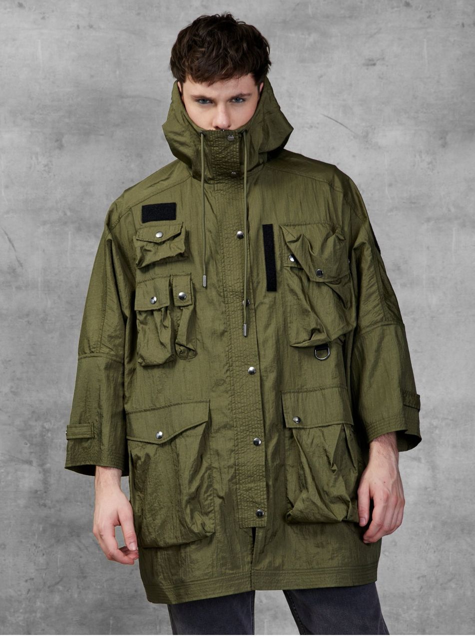 Diesel Bunda - GNEVA JACKET zelená