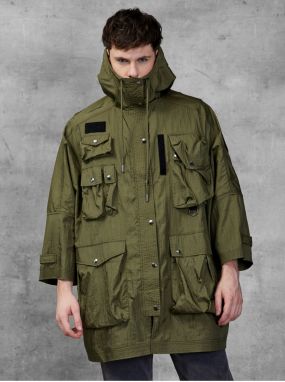 Diesel Bunda - GNEVA JACKET zelená