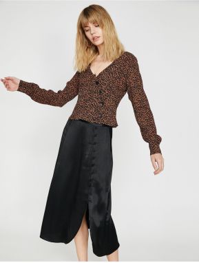 Dámska blúzka Koton Leopard