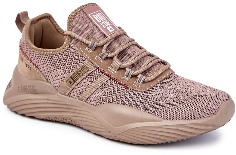 Men's Sport Shoes Memory Foam Big Star KK174258 Beige