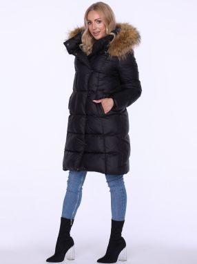 Dámska bunda PERSO PERSO_Coat_BLH220011FXR_Black
