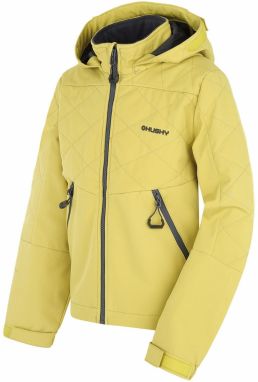 Kids softshell jacket HUSKY Salex K lime green