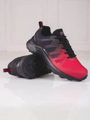 Červené trekové topánky pre mužov DK Softshell