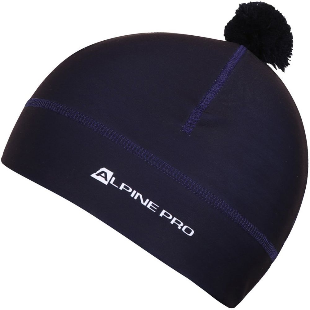 Functional cap with pompom ALPINE PRO ABERE navy
