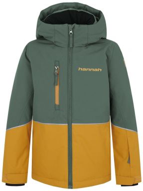 Kids ski winter jacket Hannah ANAKIN JR dark forest/golden yellow