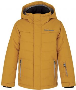 Boys' winter jacket Hannah KINAM JR II golden yellow