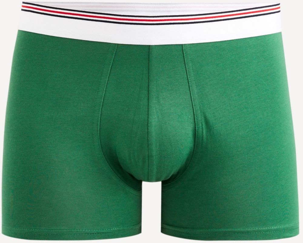 Boxerky pre mužov Celio - zelená, biela, červená