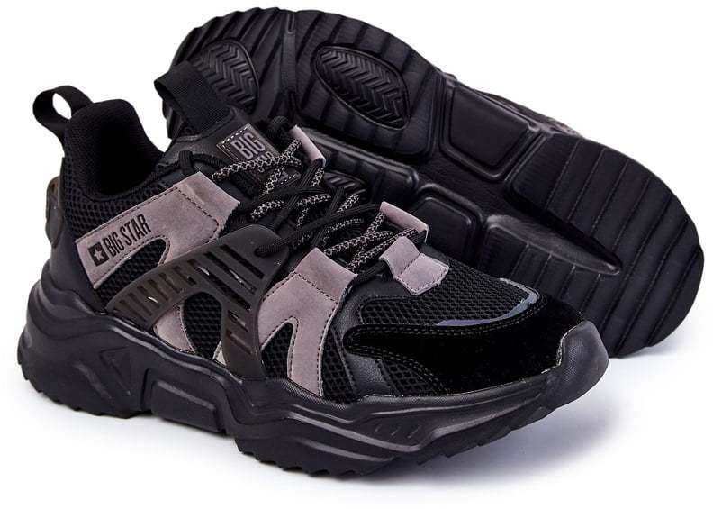 Lightweight Men's Sport Shoes Big Star KK174054 Black