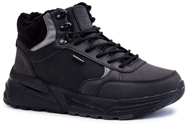 Men's insulated trekking shoes Cross Jeans KK1R4031C black