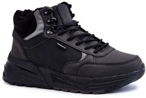 Men's insulated trekking shoes Cross Jeans KK1R4031C black
