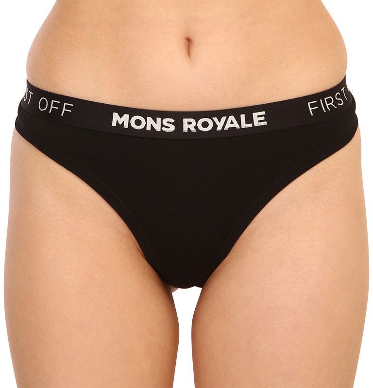 Dámske tangá Mons Royale merino čierne