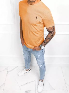 Basic orange men's T-shirt Dstreet