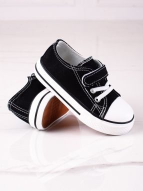 Boys' sneakers Vico fabric black