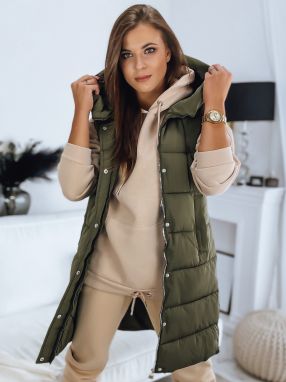 Dámska prešívaná vesta NOELIA zelená Dstreet
