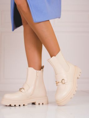 Beige women's daggers on the Shelvt platform