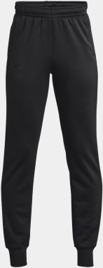 Červené chlapčenské športové tepláky Under Armour UA Armour Fleece Joggers