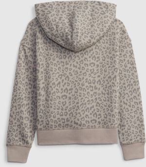 Šedá chlapčenská mikina GAP leopard
