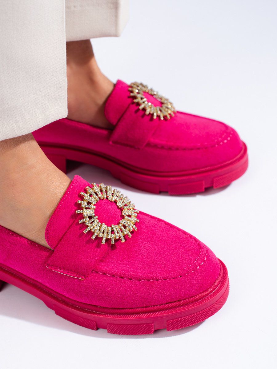 Dámske mokasíny Shelvt Pink