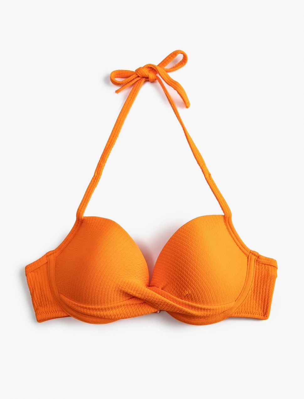 Koton Halterneck bikiny top textúrované