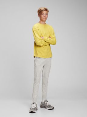 Šedé chlapčenské tepláky GAP teen Gap Fit