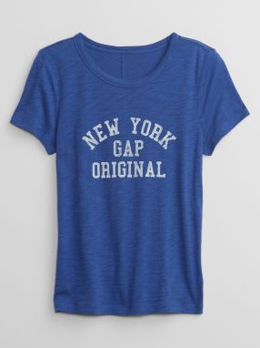 Modré dámske tričko GAP original New York