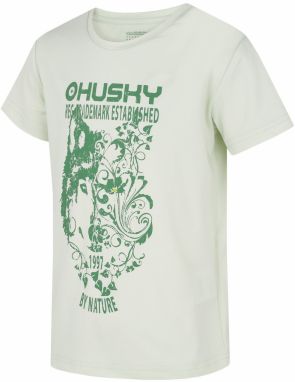Children's functional T-shirt HUSKY Tash K light green