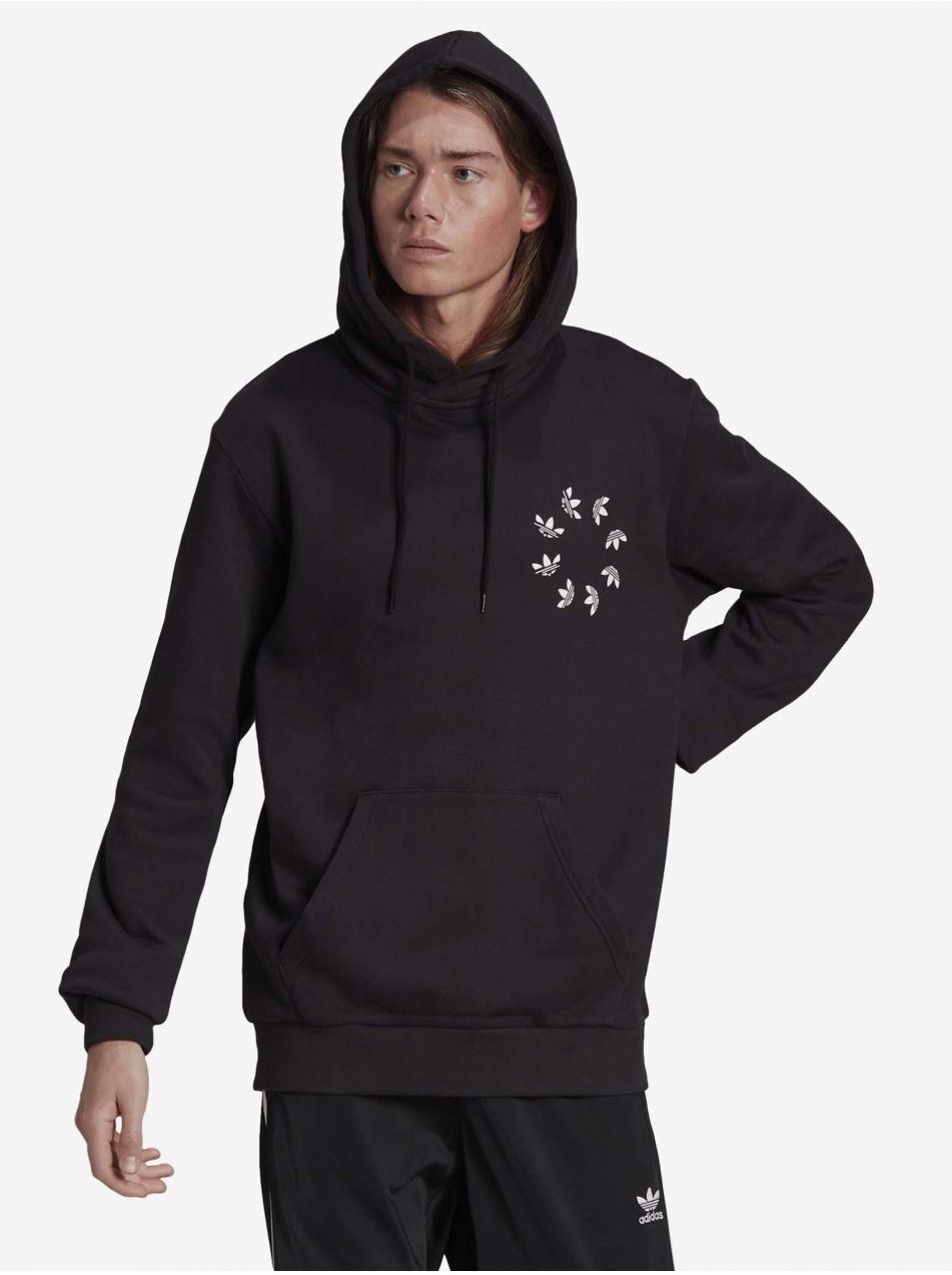 Čierna pánska mikina s kapucou adidas Originals