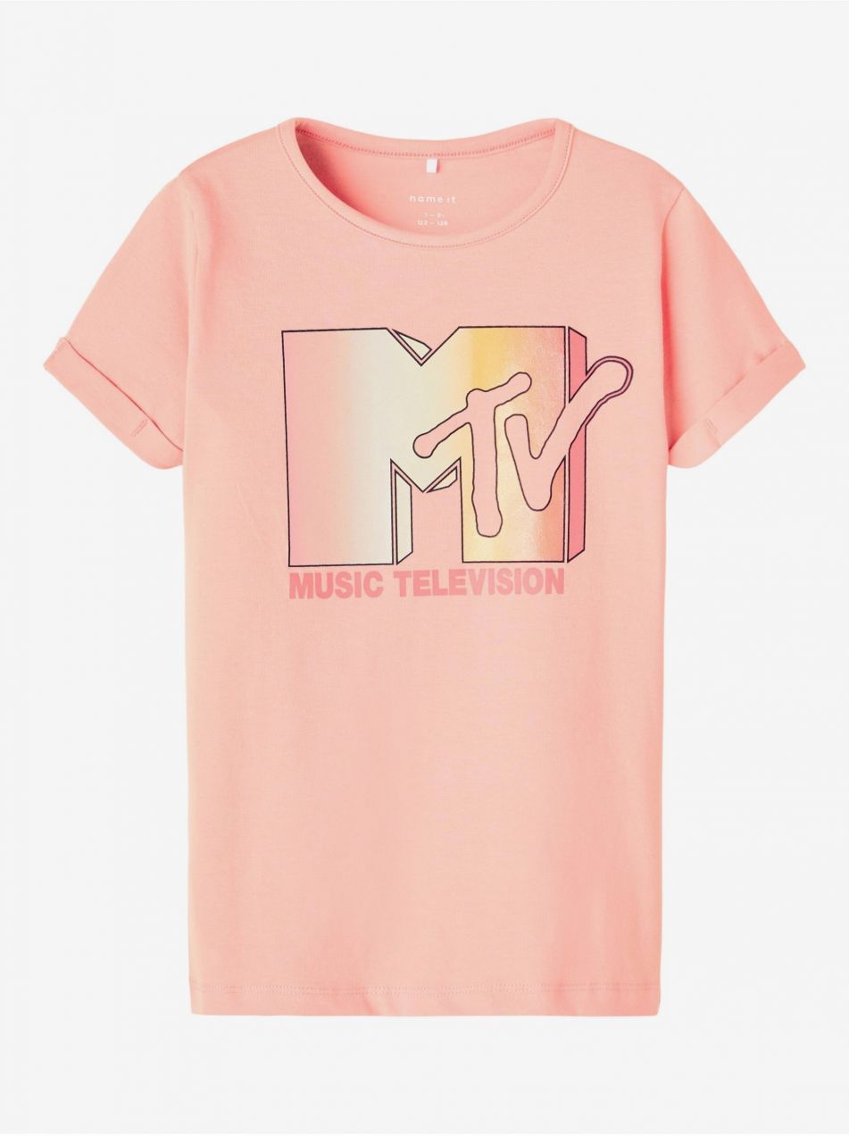 Ružové dievčenské tričko name it MTV